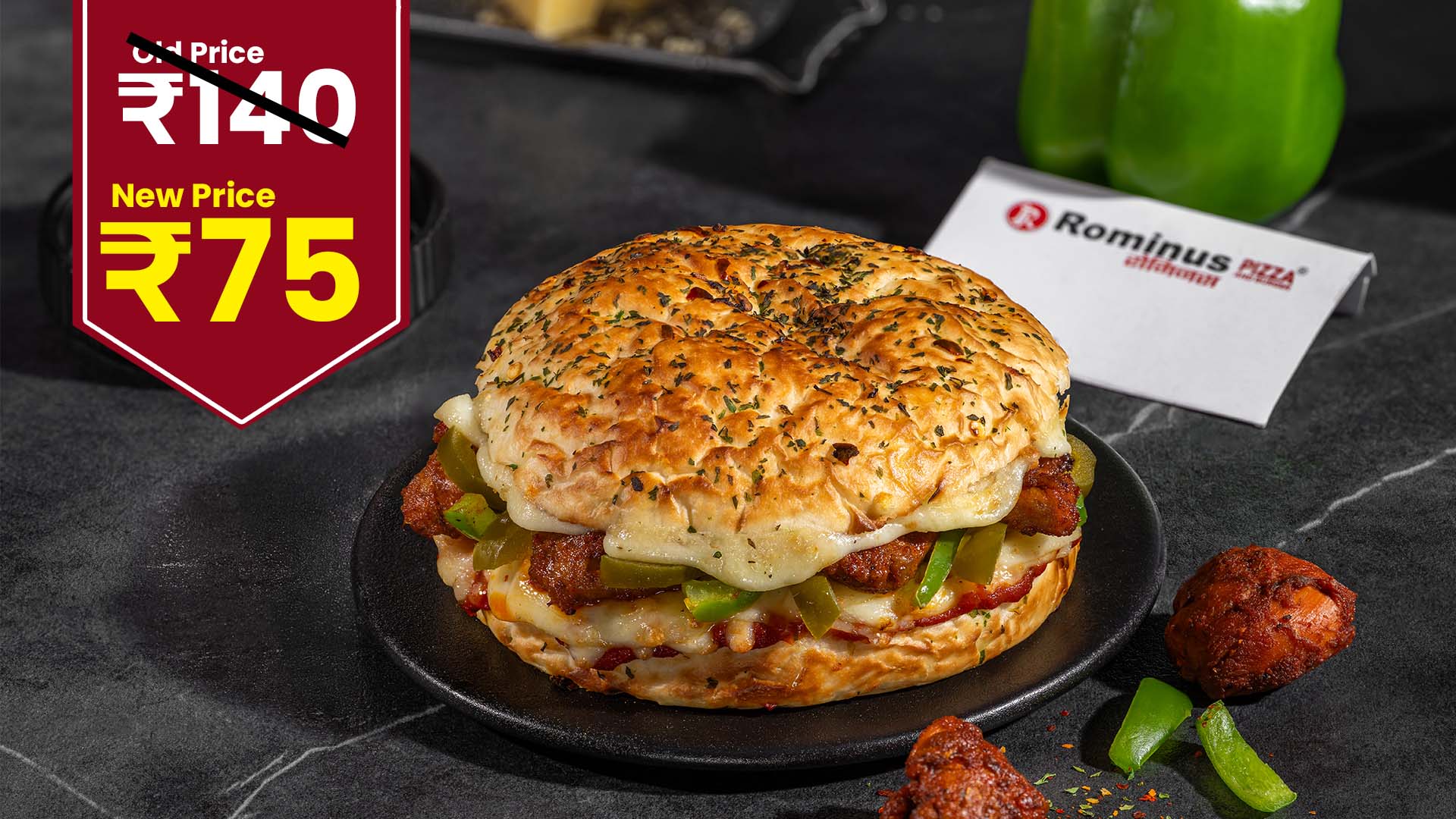 Burgery Pizza Premium Non Veg 
